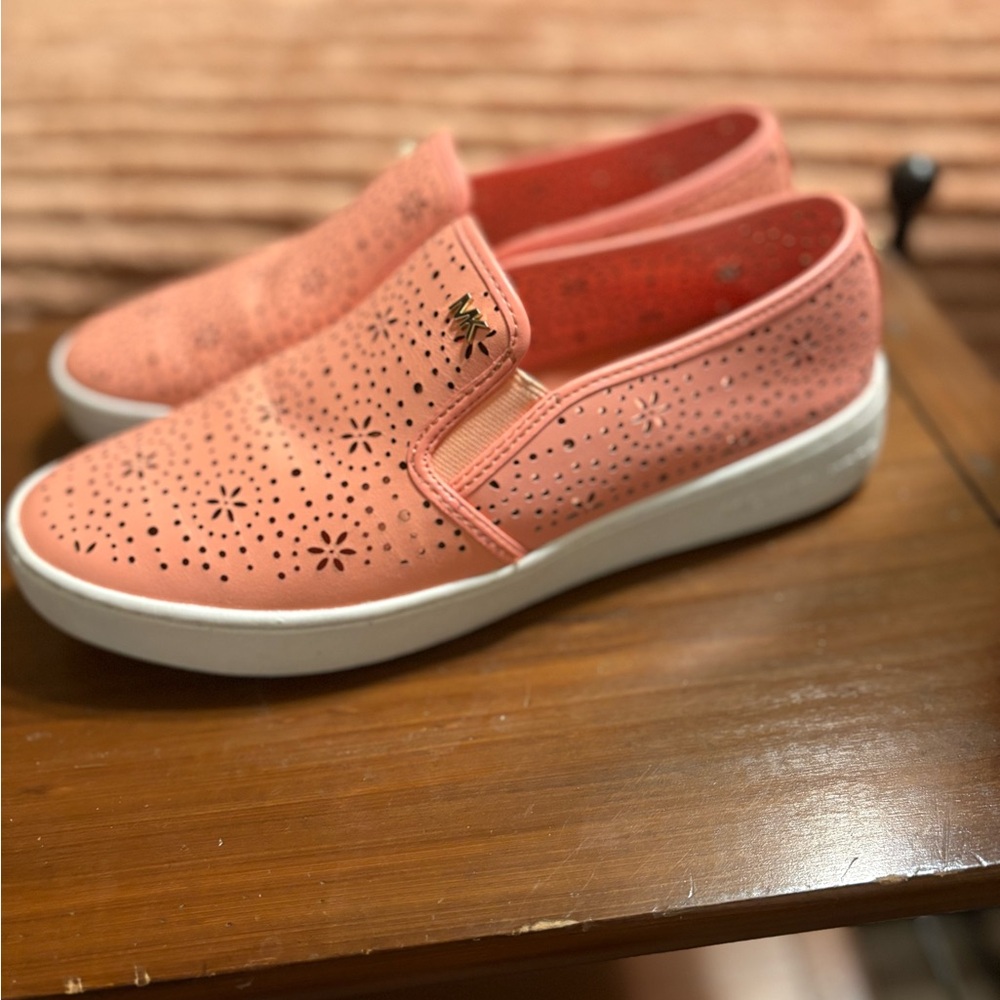 Michael Kors Coral Slip-On Flats